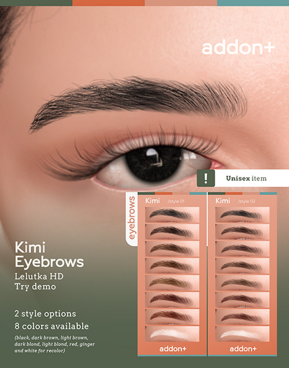addon+ Kimi Eyebrows LeLUTKA HD