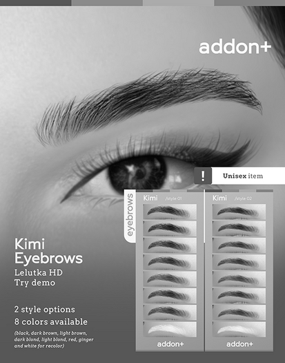 DEMO addon+ Kimi Eyebrows LeLUTKA HD