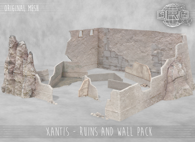 -DRD- Xantis - Ruins and wall pack