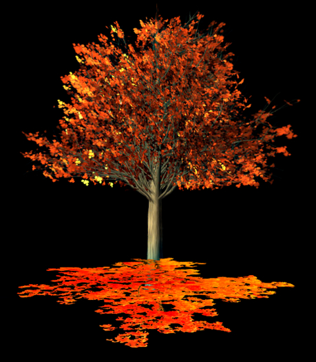 Autumn Tree (falling leaves effect)