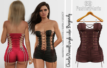 Charlie Overall Burgundy - Maitreya Lara, Lara Petite, Kupra Original, Legacy, Reborn, Juicy - FashionNatic