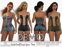 Demo Charlie Overall Fatpack Jeans - Denim - Maitreya Lara, Lara Petite, Kupra, Legacy, Reborn, Juicy - FashionNatic