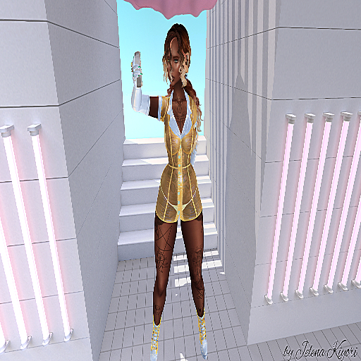 Static Pose Female Phone