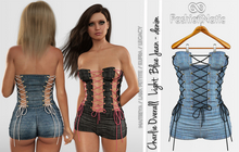 Charlie Overall Light Blue Jeans - Denim - Maitreya Lara, Lara Petite, Kupra, Legacy, Reborn, Juicy - FashionNatic