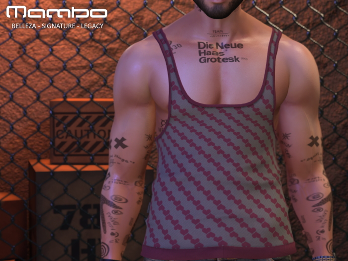 Mambo - Hearts Tanktop Pink