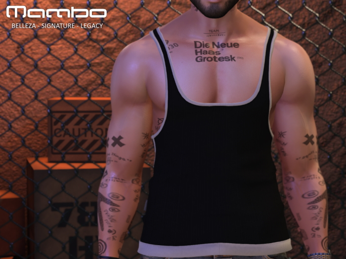 Mambo -  Black Tanktop 
