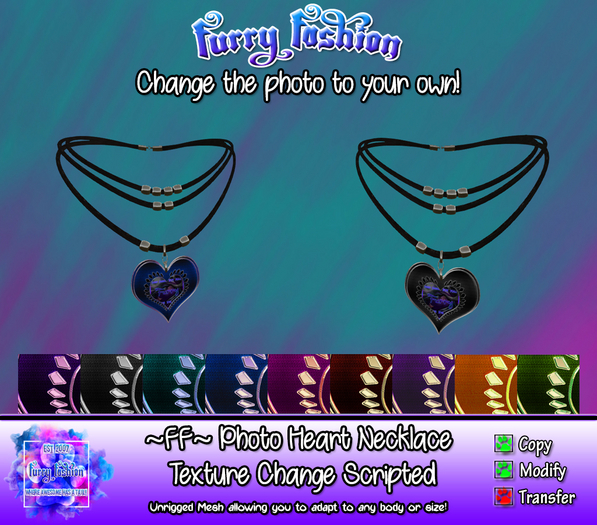 ~FF~ Photo Heart Necklace