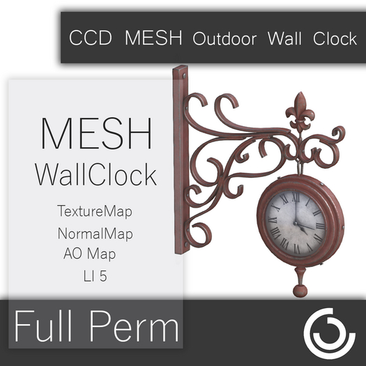 MESH Outdoor Wall Clock