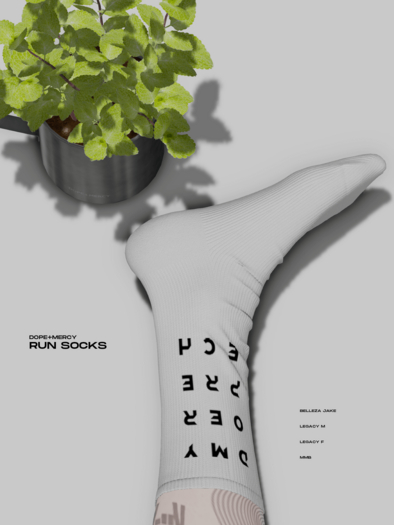 [Dope+Mercy]RUN Socks_A (ADD)