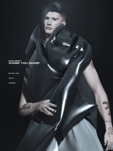 [Dope+Mercy]Warm You Scarf_Green (ADD)
