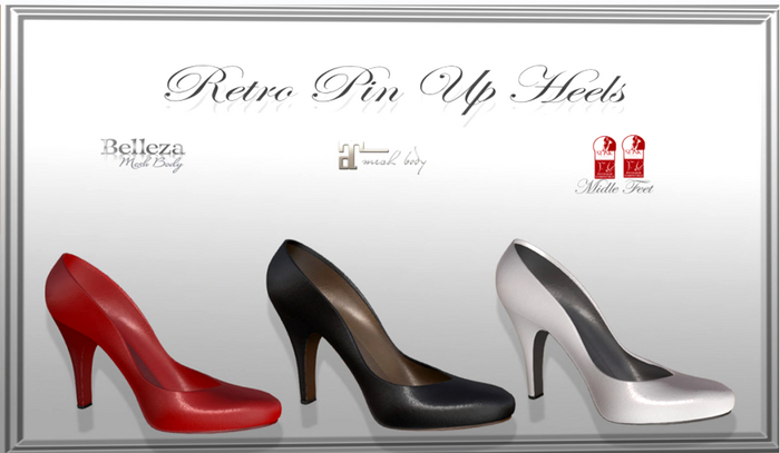 K&R Retro Pin Up, Belleza, Maitreya, Slink for Mid Feet