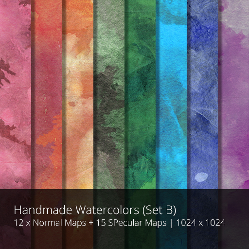 Watercolor Backgrounds - Set B (Compilance Textures)