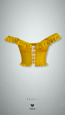 -Pixicat- Sofia Top (Yellow)