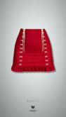 -Pixicat- Sofia Skirt (Red)