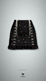 -Pixicat- Sofia Skirt (FlowerSmallDark)