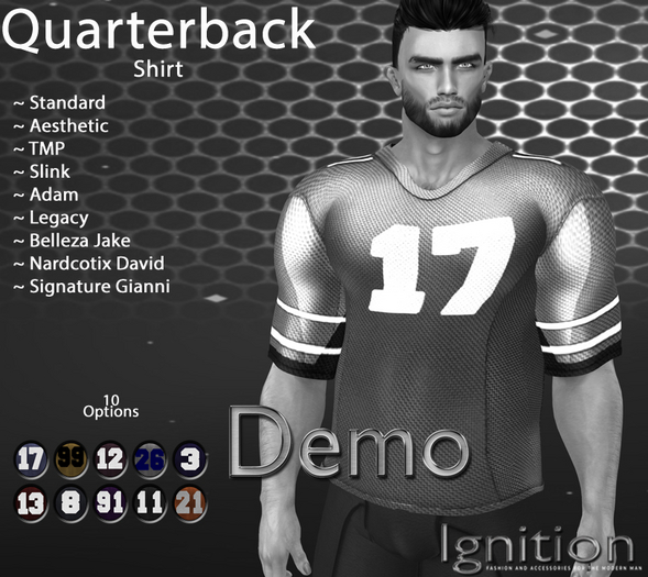 Ignition Quarterback Shirt Demo