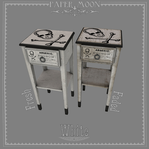 *pm* Poison Side Table - White