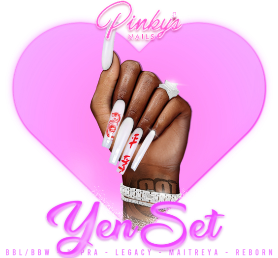 !! Pinky's Nails !! Yen Set ' Coffin