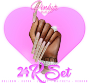 !! Pinky's Nails !! 24K Set ' Coffin