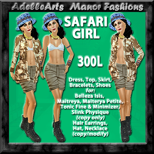 AdelleArts Safari Girl