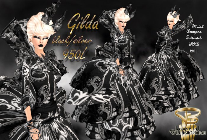 HOUSE OF BENINGBOROUGH Gilda - black/silver