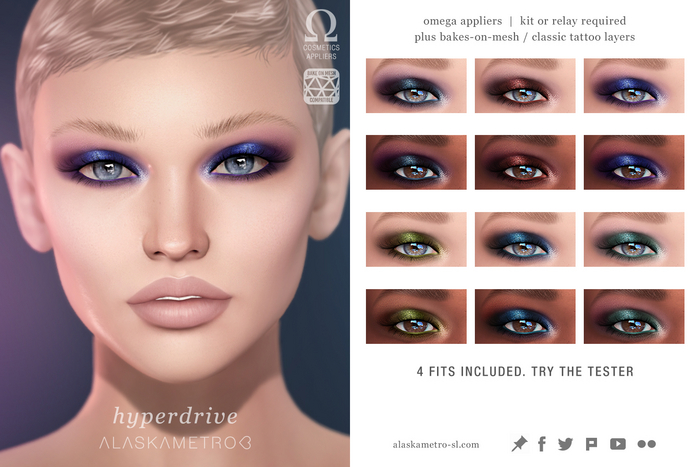 alaskametro<3 "Hyperdrive" eyeshadow | EvoX BOM | Bakes-on-Mesh/Classic | OMEGA applier