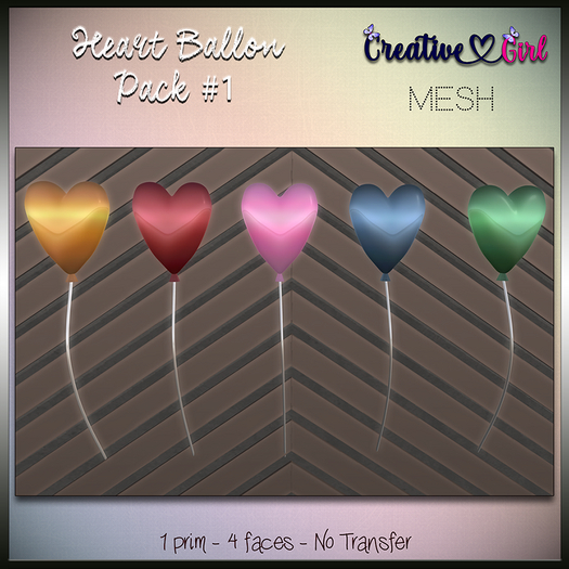 ::CG:: Heart Ballon Pack #1