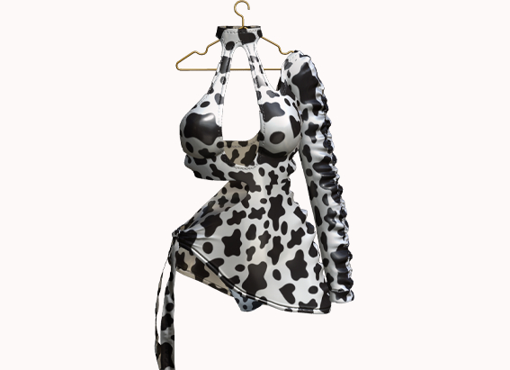 ::SS:: Dress Lola (Cow)