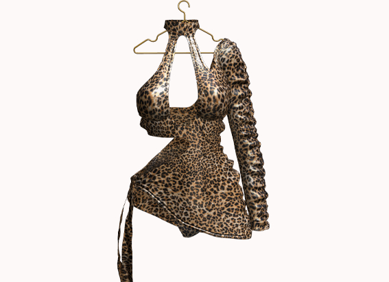 ::SS:: Dress Lola (Leopard)