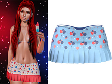 Regina Pleated Skirt [Patriot Balloons] - Maitreya Lara • Legacy • Reborn