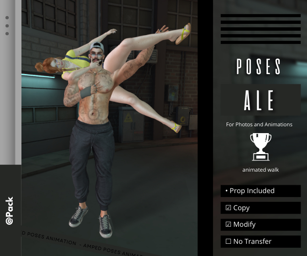 Pose - animated walk