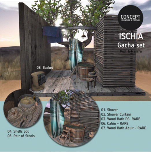 06. CONCEPT} ISCHIA. CABIN - RARE