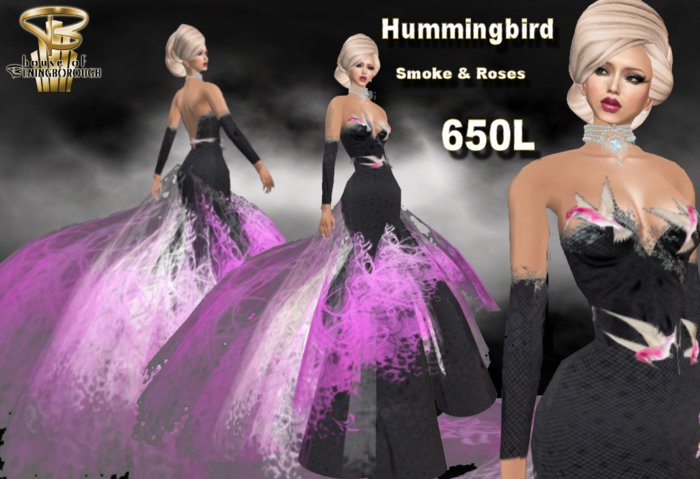 HOUSE OF BENINGBOROUGH - Hummingbird- Smoke & rose