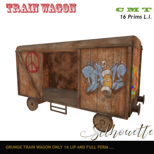[Silhouette] - Train wagon