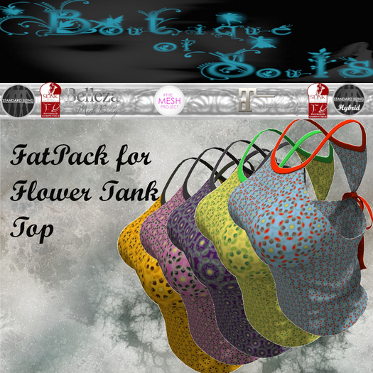 B.O.S. FatPack Flower Tank Top HUD (Add to Open)