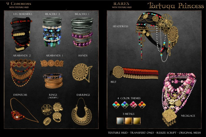 . aisling . Tortuga Princess - Rings