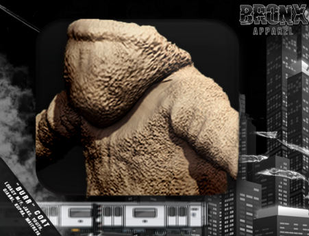 Second Life Marketplace - BRONX. "BURR" COAT - NUDE