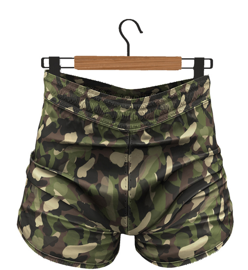 RIOT / Jason Shorts - Pattern - Camo Green