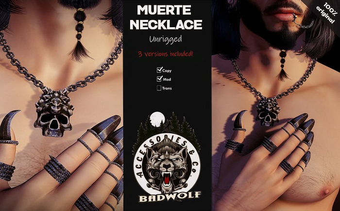 Badwolf - Muerte Necklace