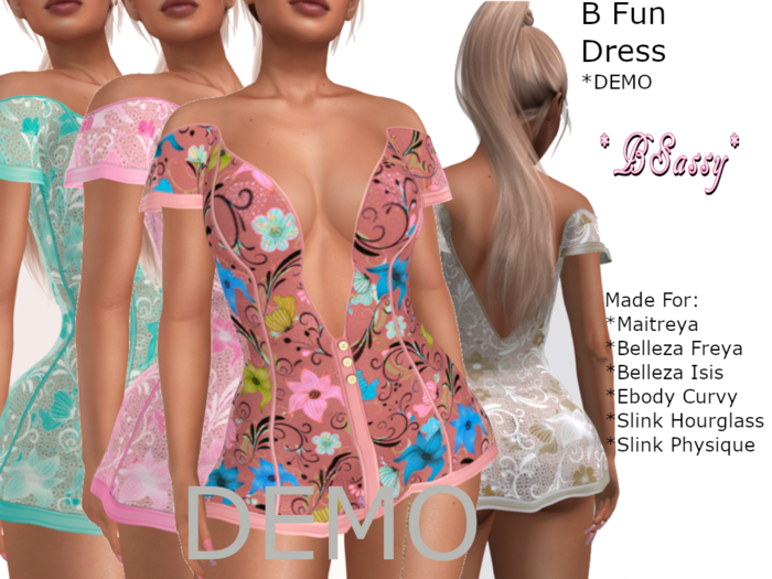 *BSASSY* B FUN DRESS DEMO