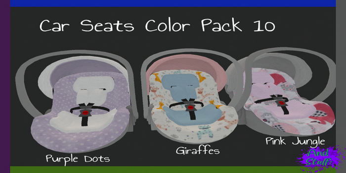 :And Stuff: Car Seat - Lullabeeb - Color Pack 10
