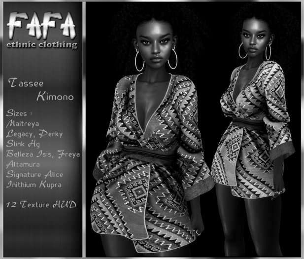 DEMO{FAFA}Tassee Kimono