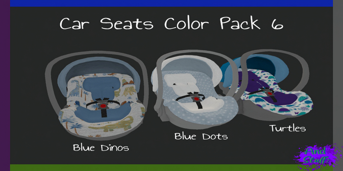 :And Stuff: Car Seat - Lullabeeb - Color Pack 6