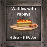 DFS Waffles with Papaya (DFS - Texture Only)