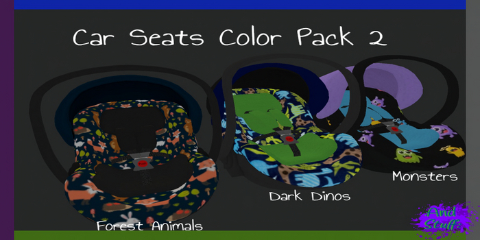 :And Stuff: Car Seat - Lullabeeb - Color Pack 2