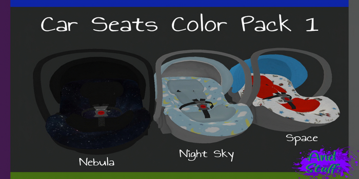 :And Stuff: Car Seat - Lullabeeb - Color Pack 1