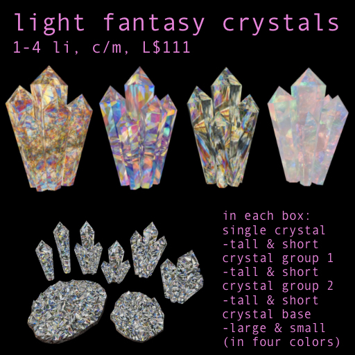 Light Fantasy Crystals