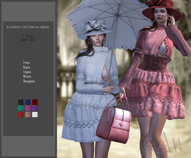 GAW Katrina Victorian Dress FATPACK