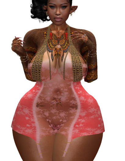MAI TAI SUSPENDER DRESS ROSE CHANGE-ABLE COVERUP