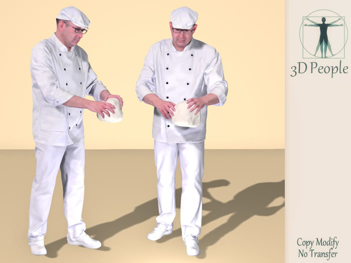 Second Life Marketplace - 3D People - Working People - Chef _5 (4LI)